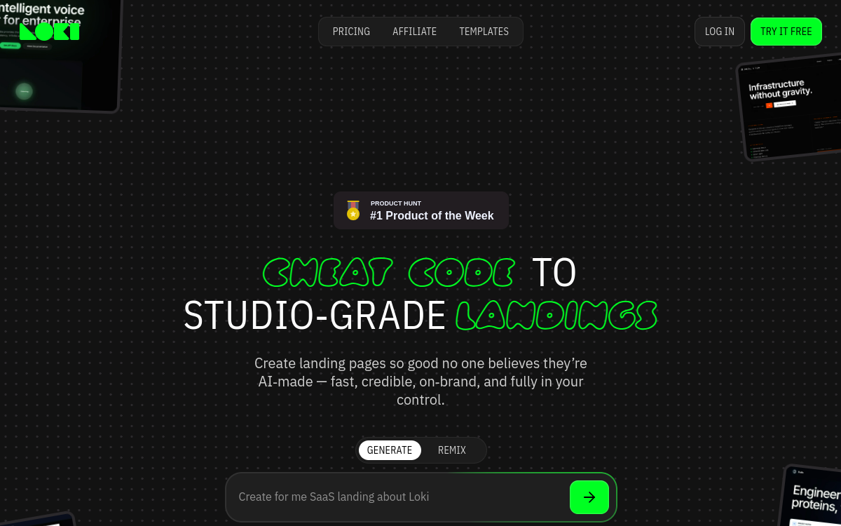 Screenshot di Loki.Build