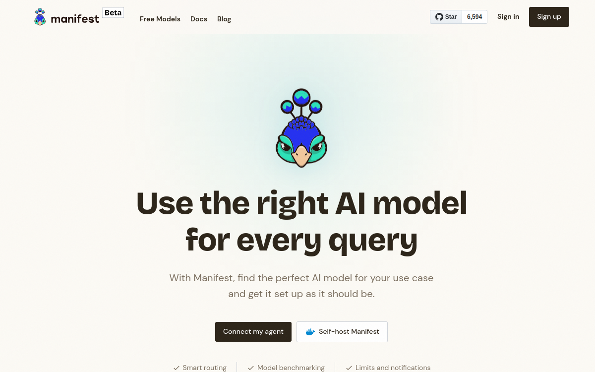 Manifest website preview