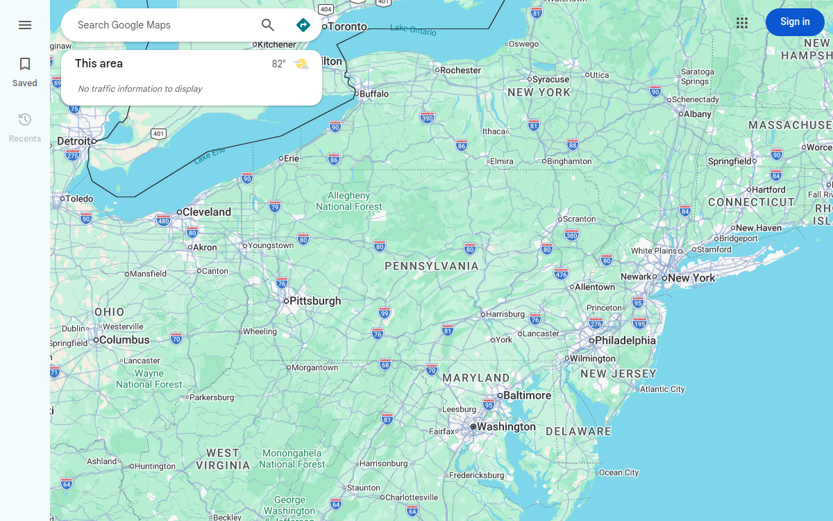 Screenshot di Ask Maps