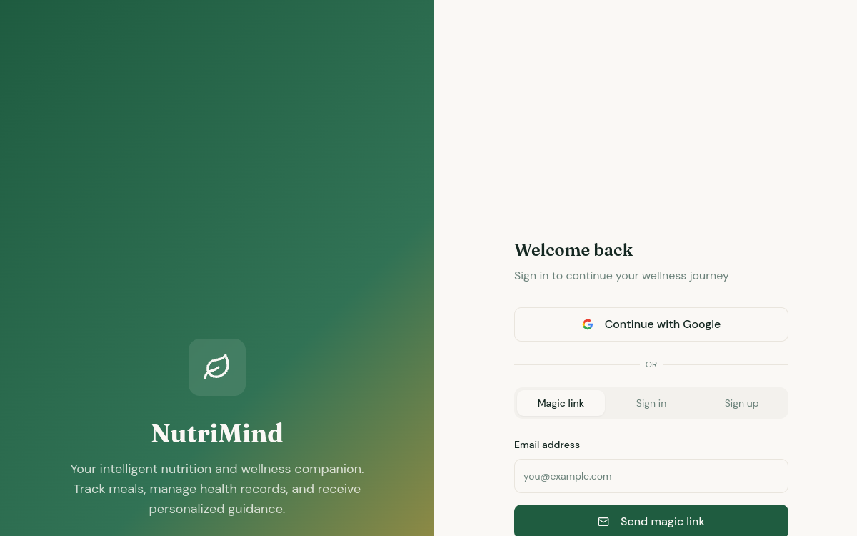 NutriMind Wellness Hub