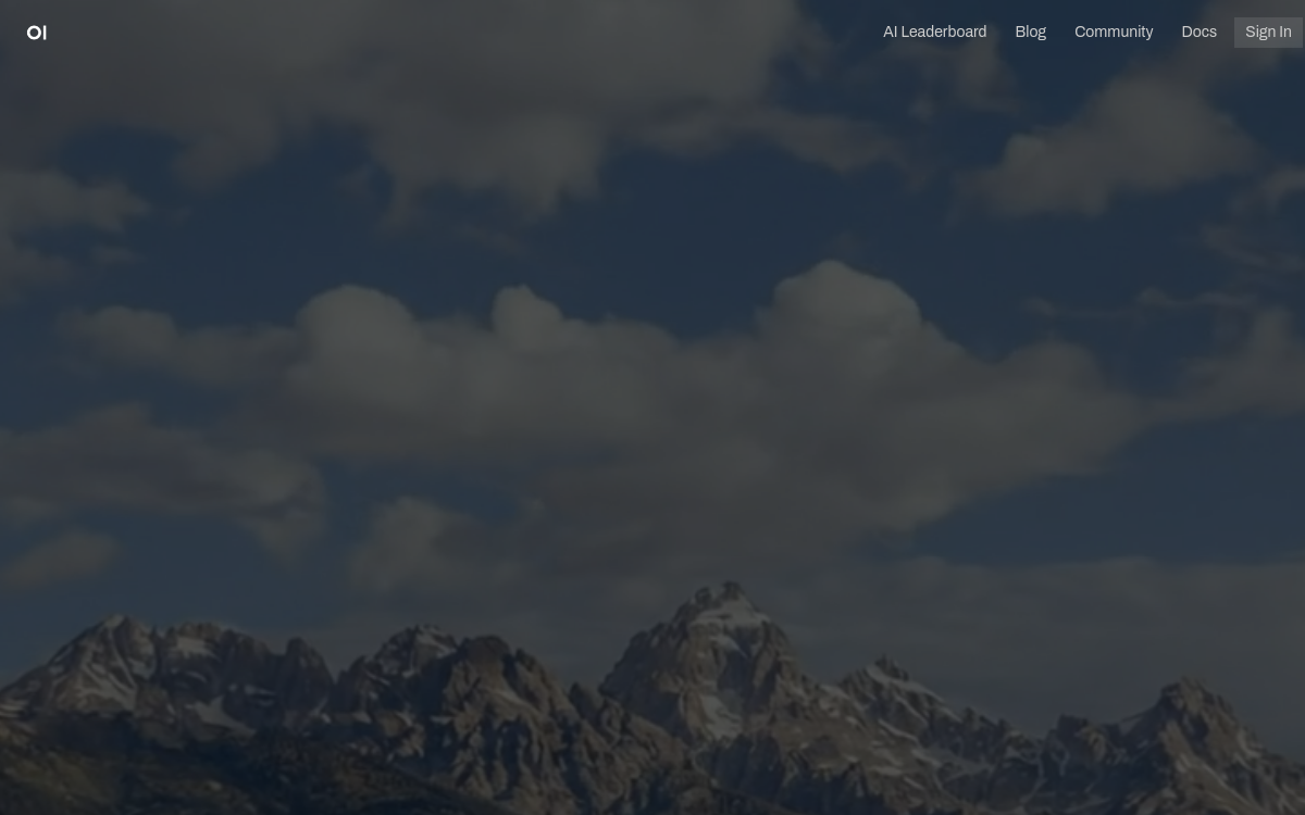 Open WebUI website preview