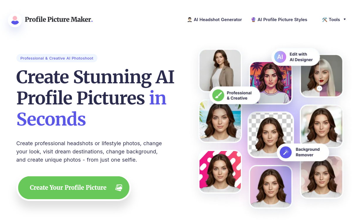 Screenshot of PFPMaker