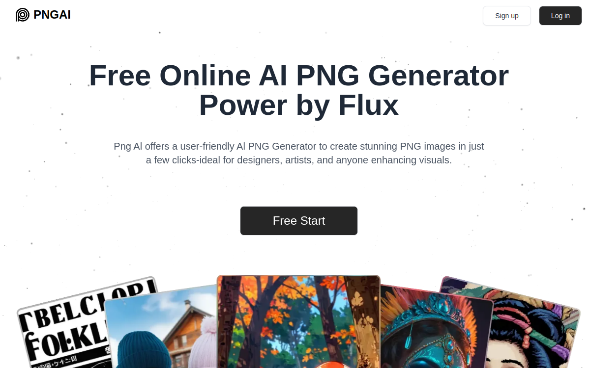Screenshot von Png AI