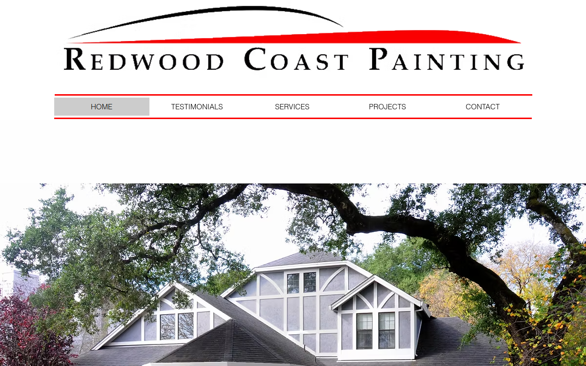 Redwood Coast Painting website screenshot