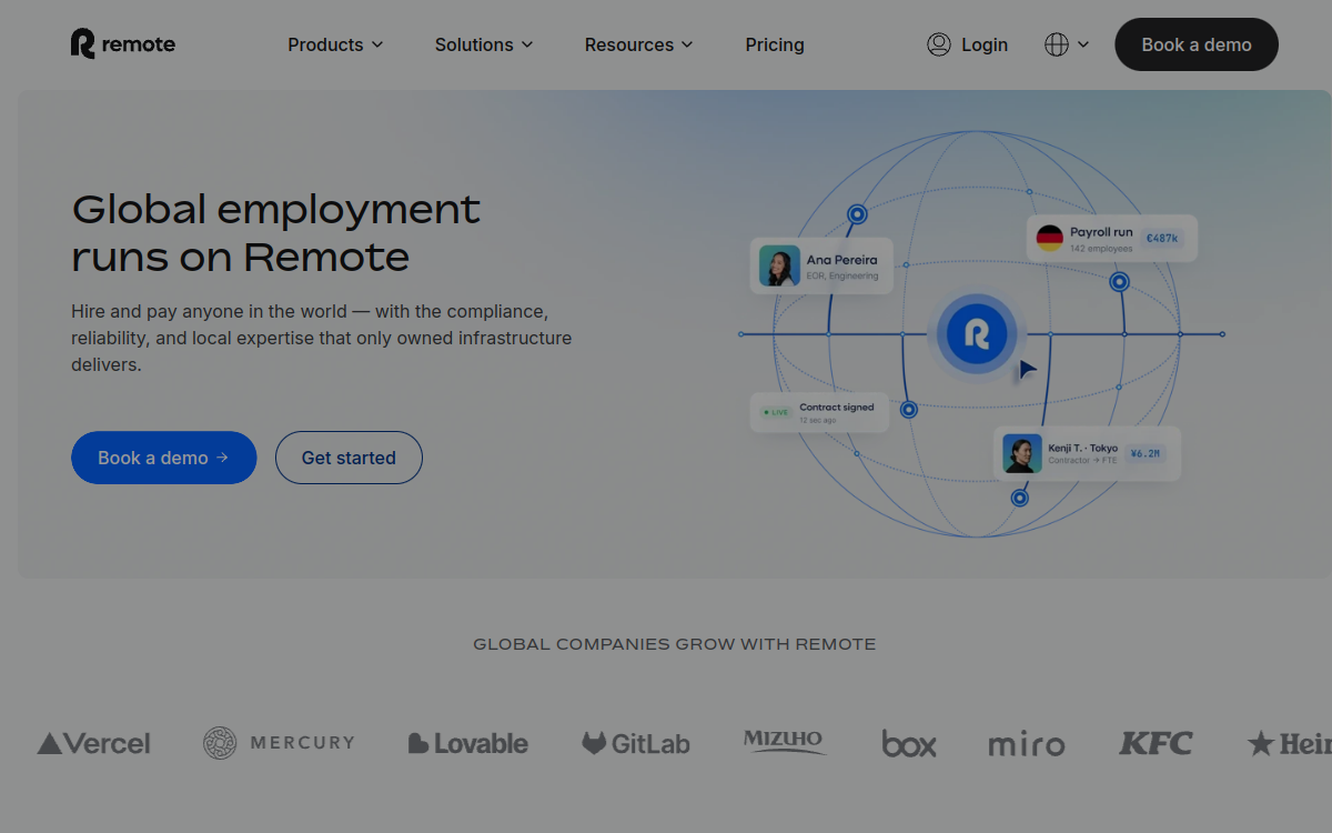 Remote interface screenshot