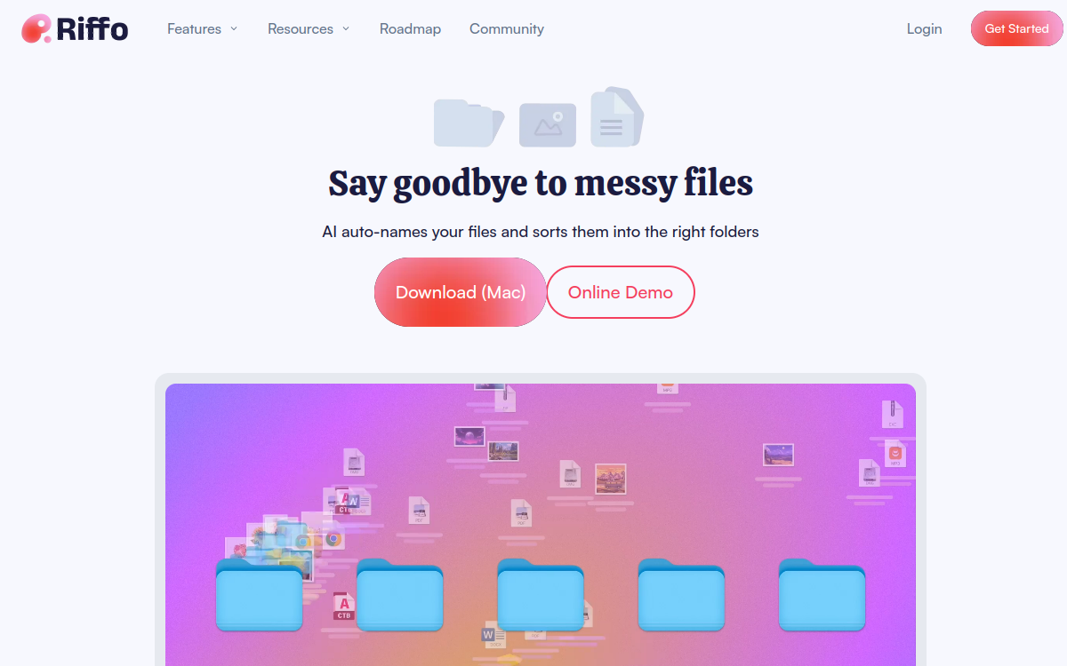 Riffo website preview