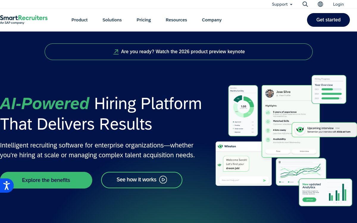 SmartRecruiters interface screenshot
