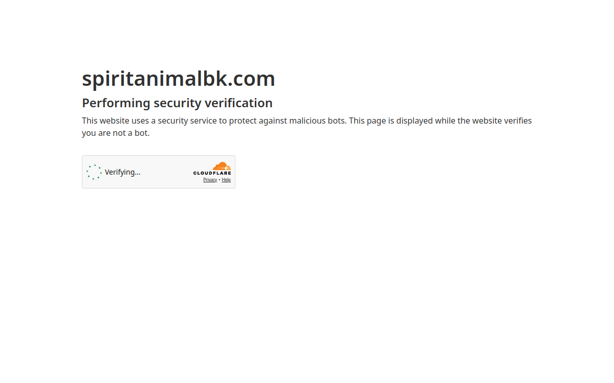 Spirit Animal website screenshot