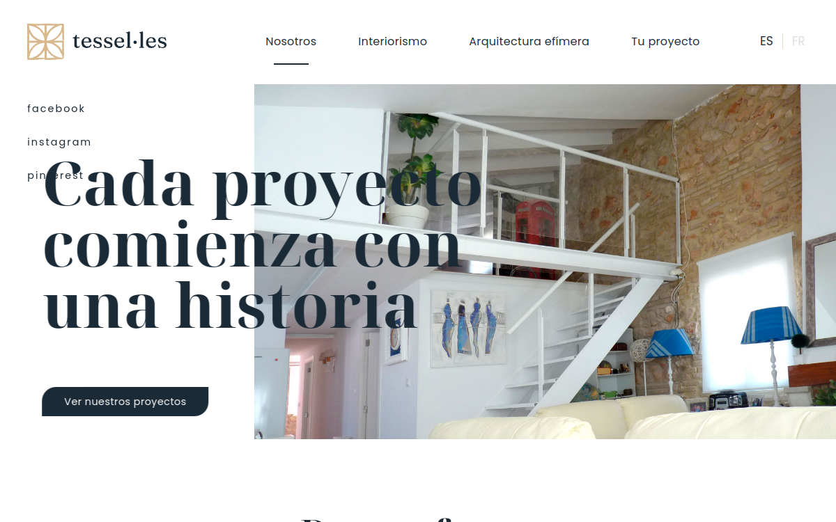 Tessel·les — Interior design and ephemeral architecture studio with a Mediterranean signature