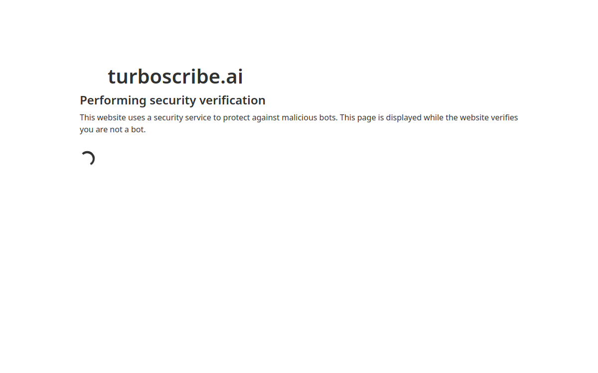 TurboScribe website preview