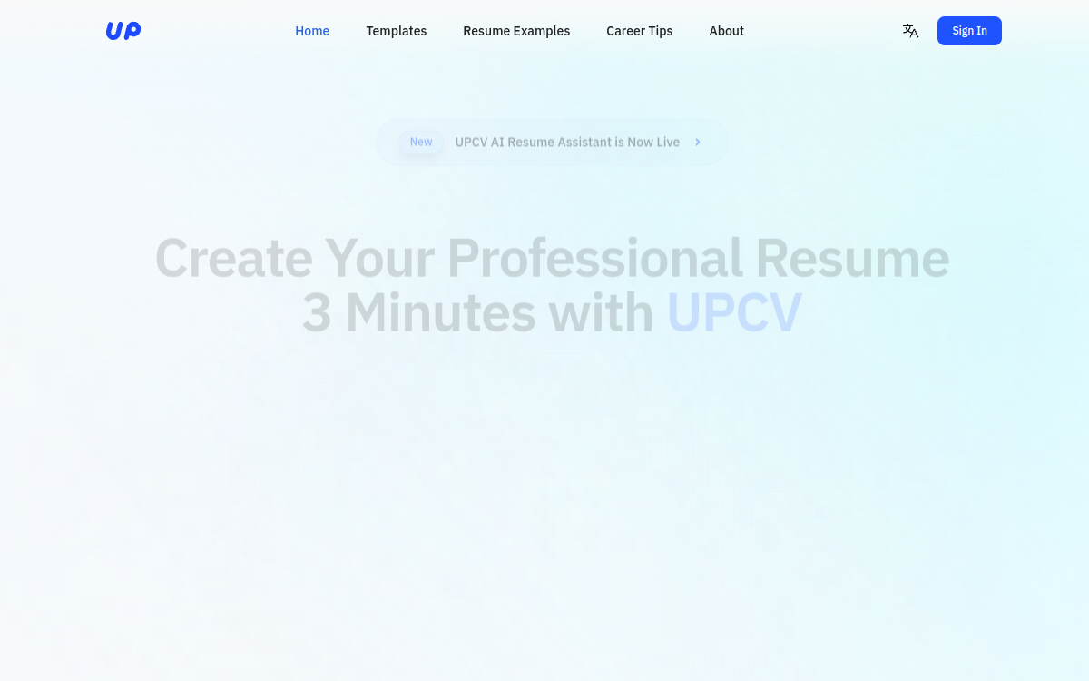 Captura de tela de UPCV