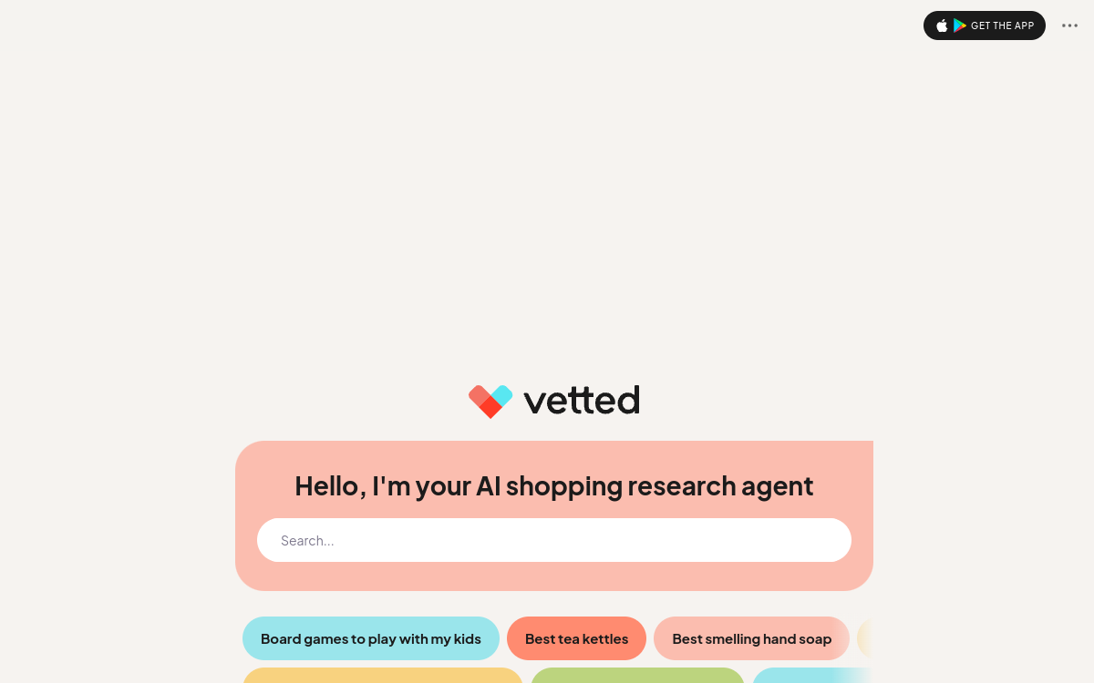 Screenshot of Vetted