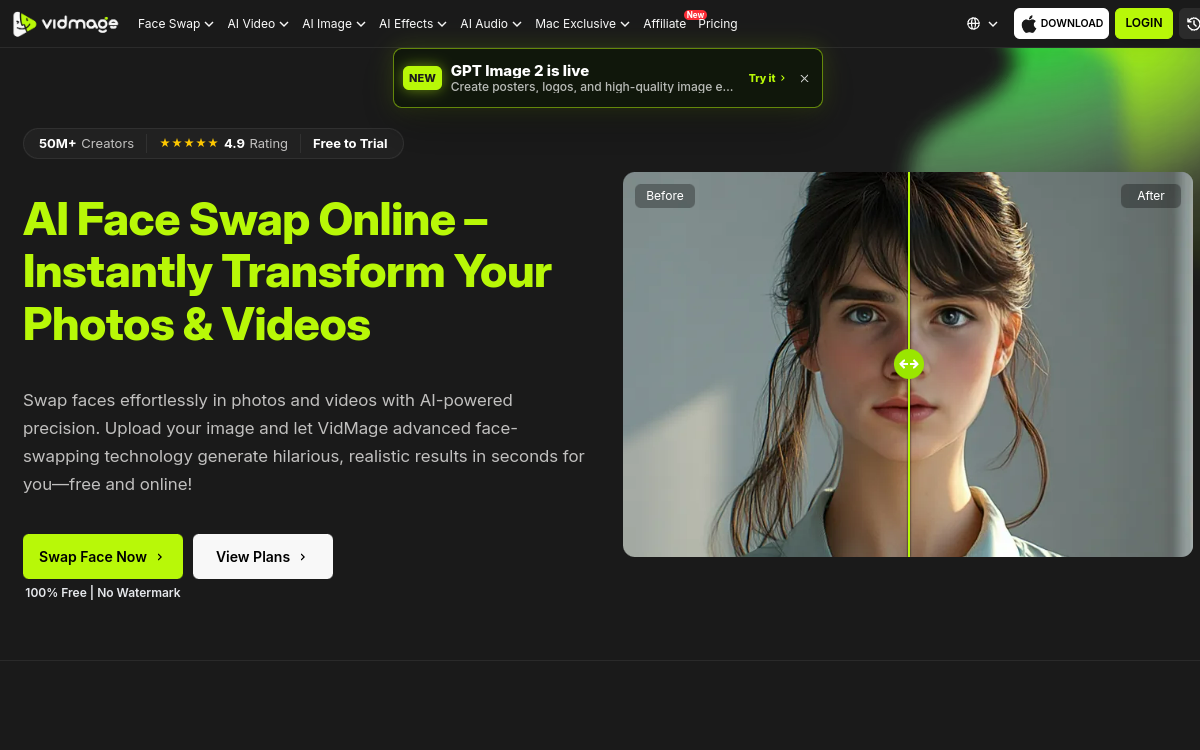 Screenshot of VidMage