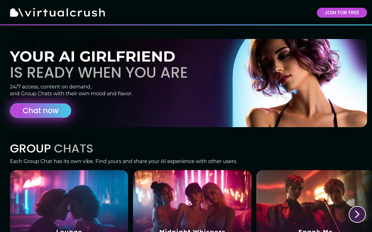 Screenshot of VirtualCrush