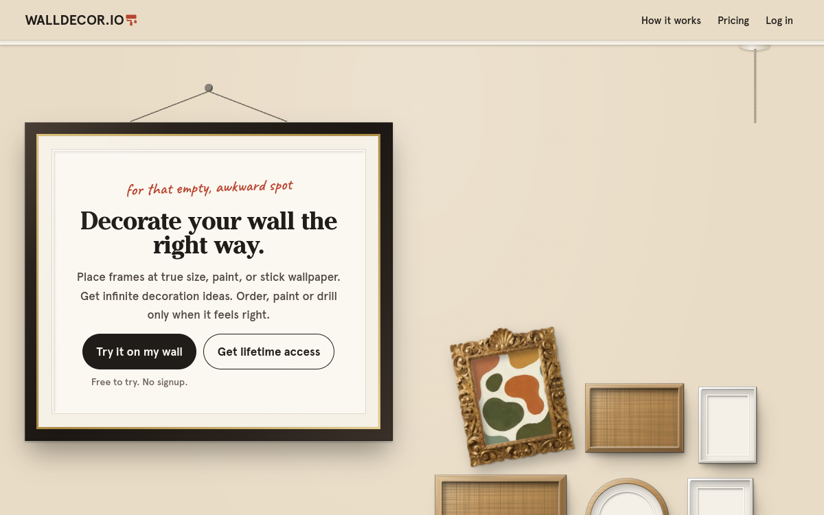 Capture du site walldecor.io
