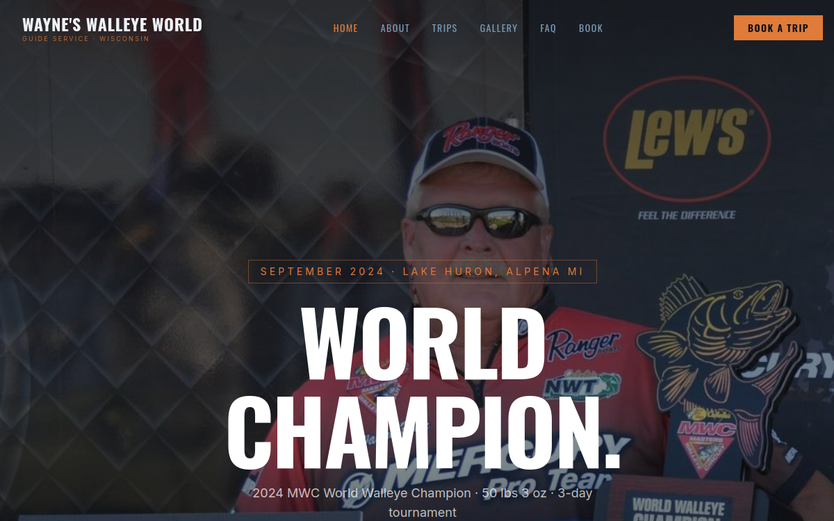 Wayne's Walleye World Guide Service preview