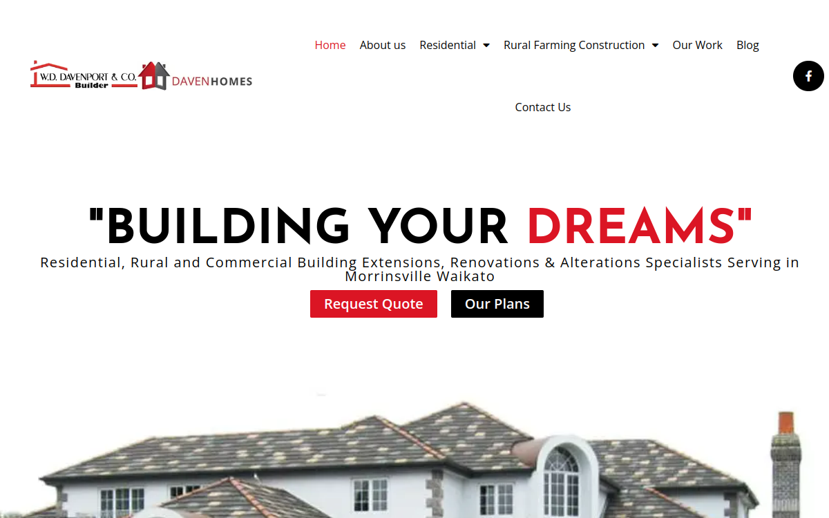 W D Davenport & Co Ltd website screenshot