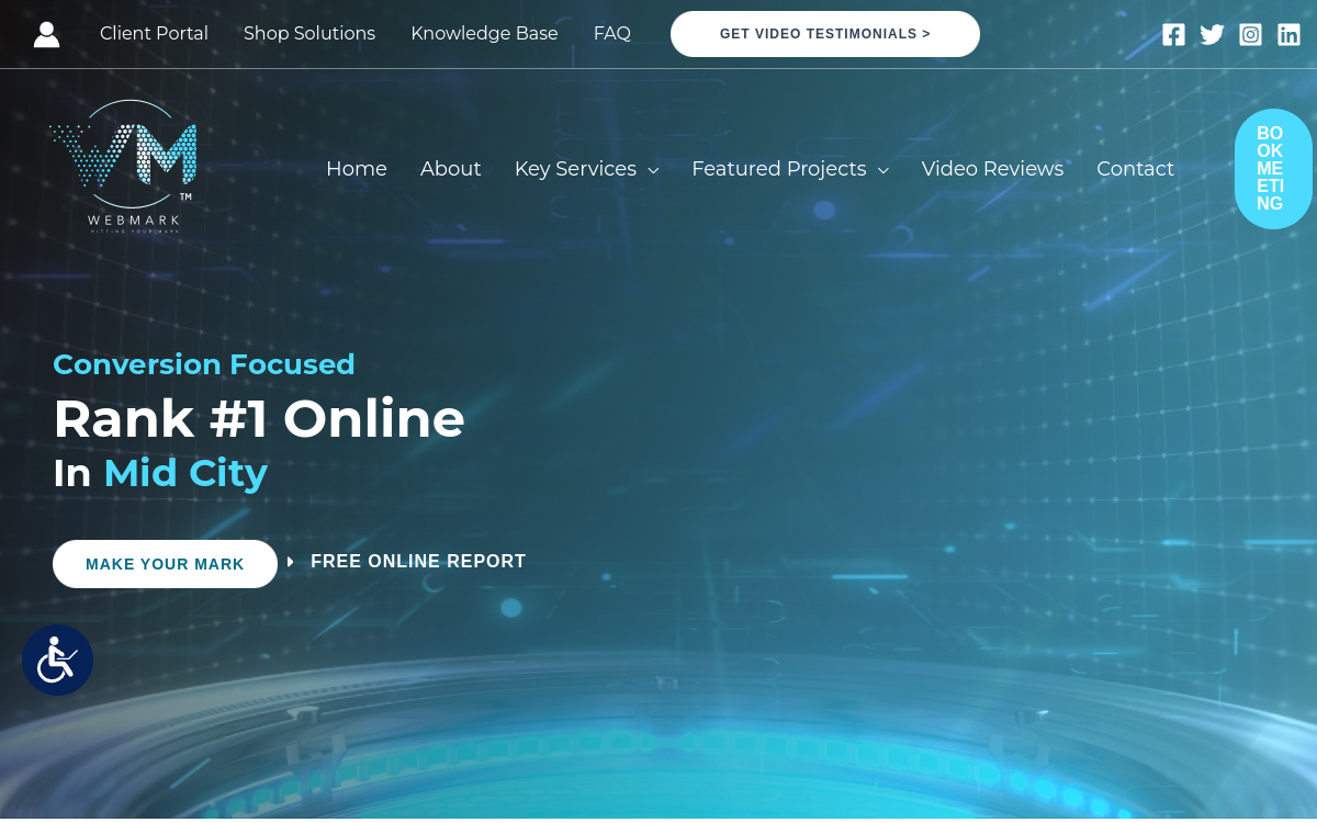 Webmark Consulting Group website screenshot