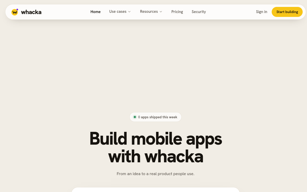 Screenshot di Whacka