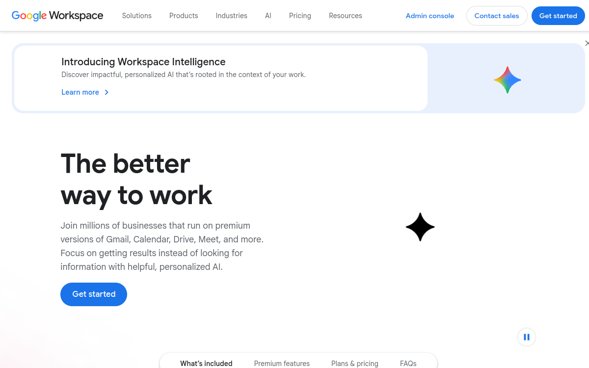 GPT for Sheets and Docs website preview