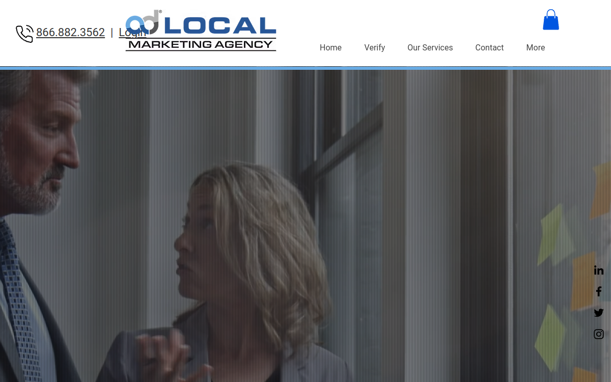 Ad Local website screenshot