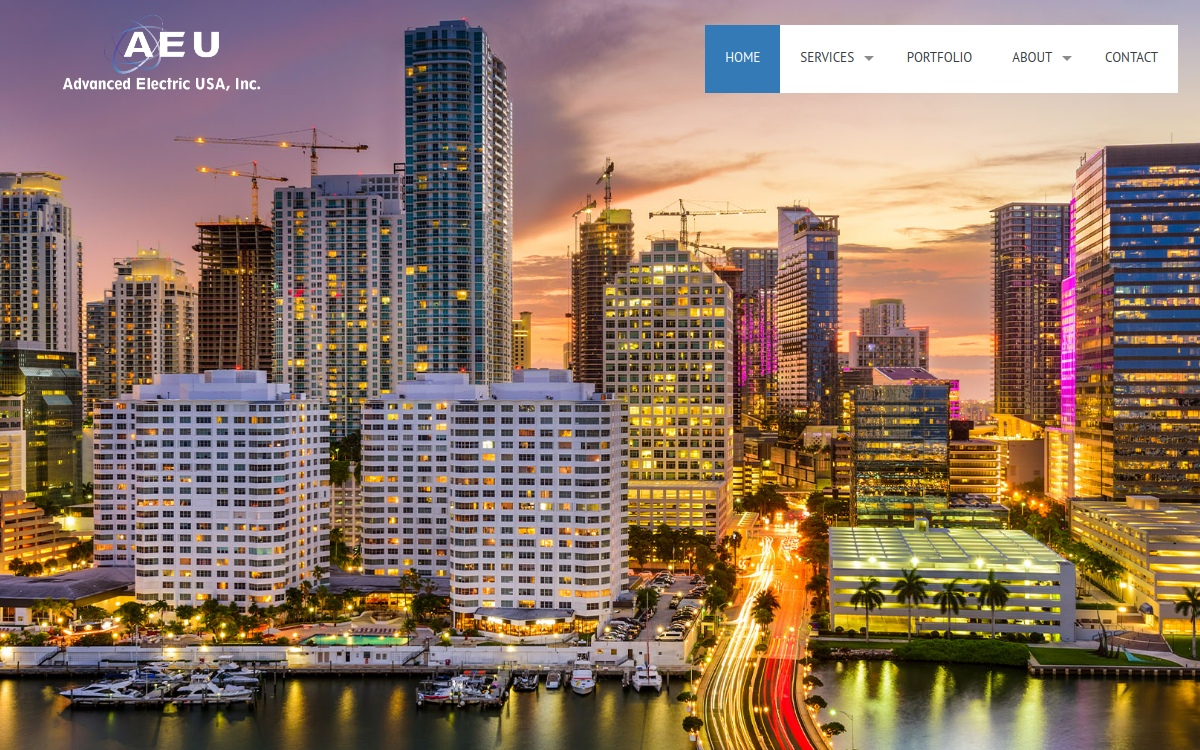 Advanced Electric USA Inc website screenshot