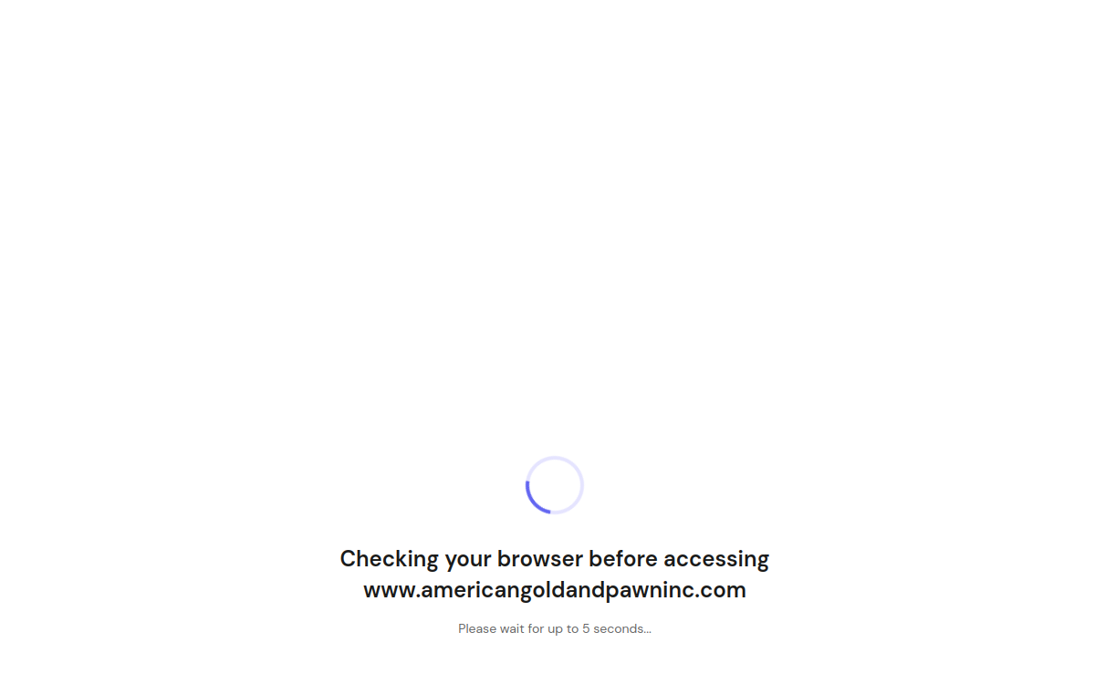 American Gold Exchange and Pawn website screenshot