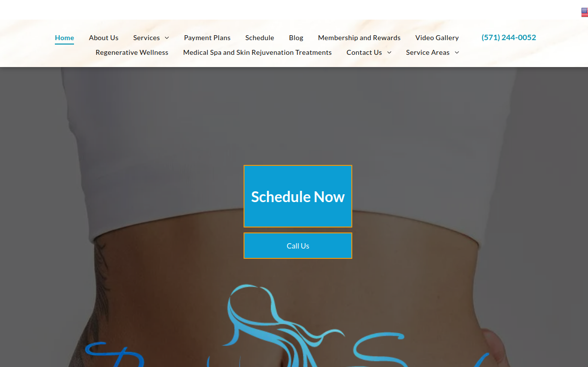 Body Sculpt Skin Laser Weight Loss and Wellness website screenshot