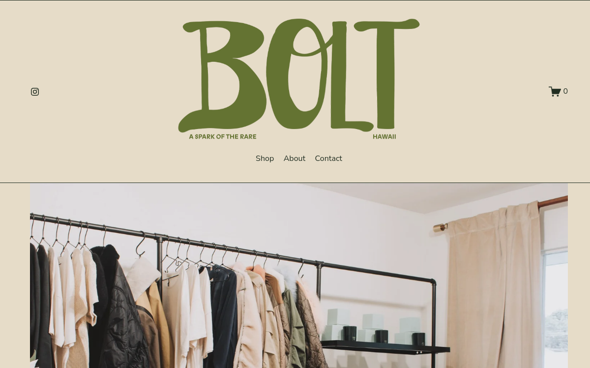 Bolt Hawaii website screenshot