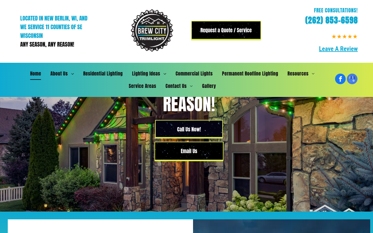 Brew City Trimlight website screenshot