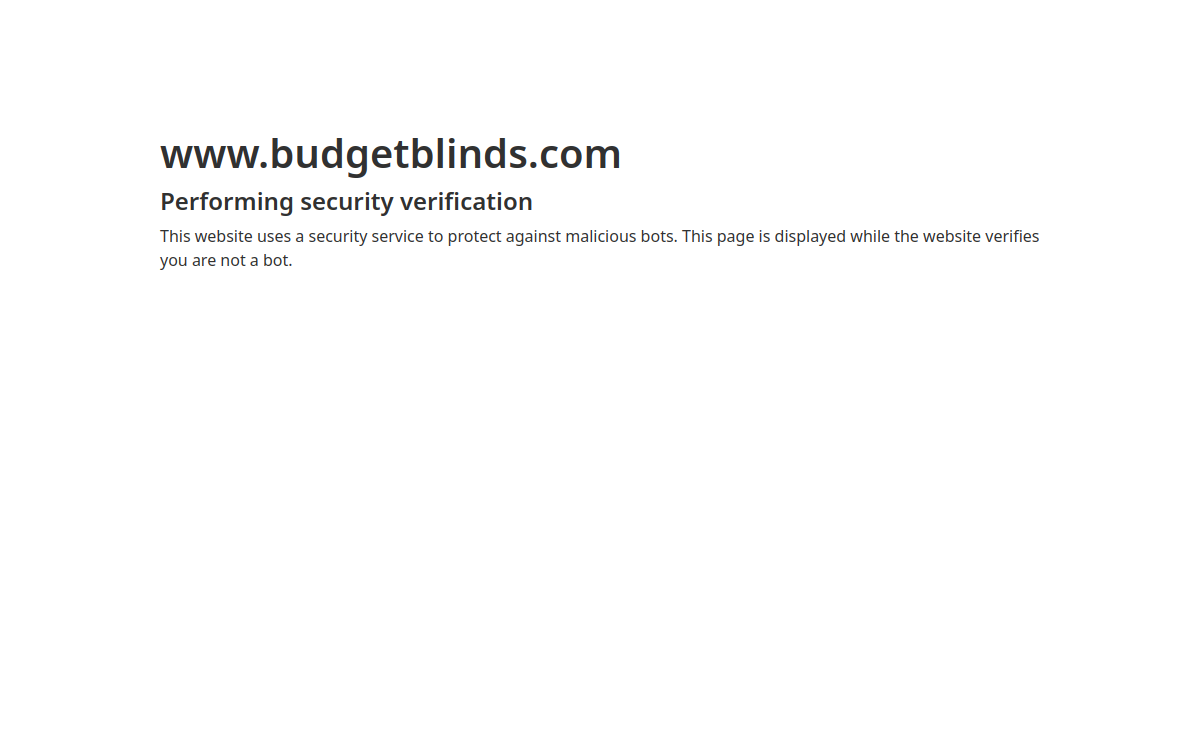 Budget Blinds of Land O'Lakes & North Tampa website screenshot