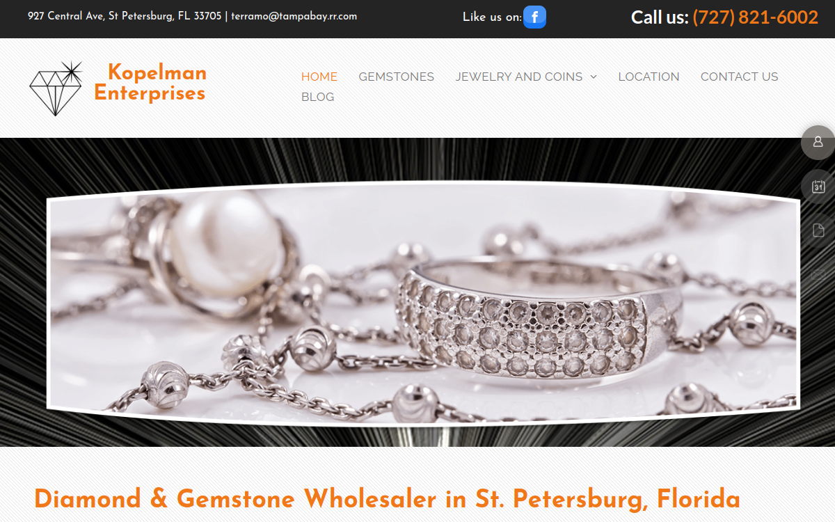 Kopelman Enterprises website screenshot