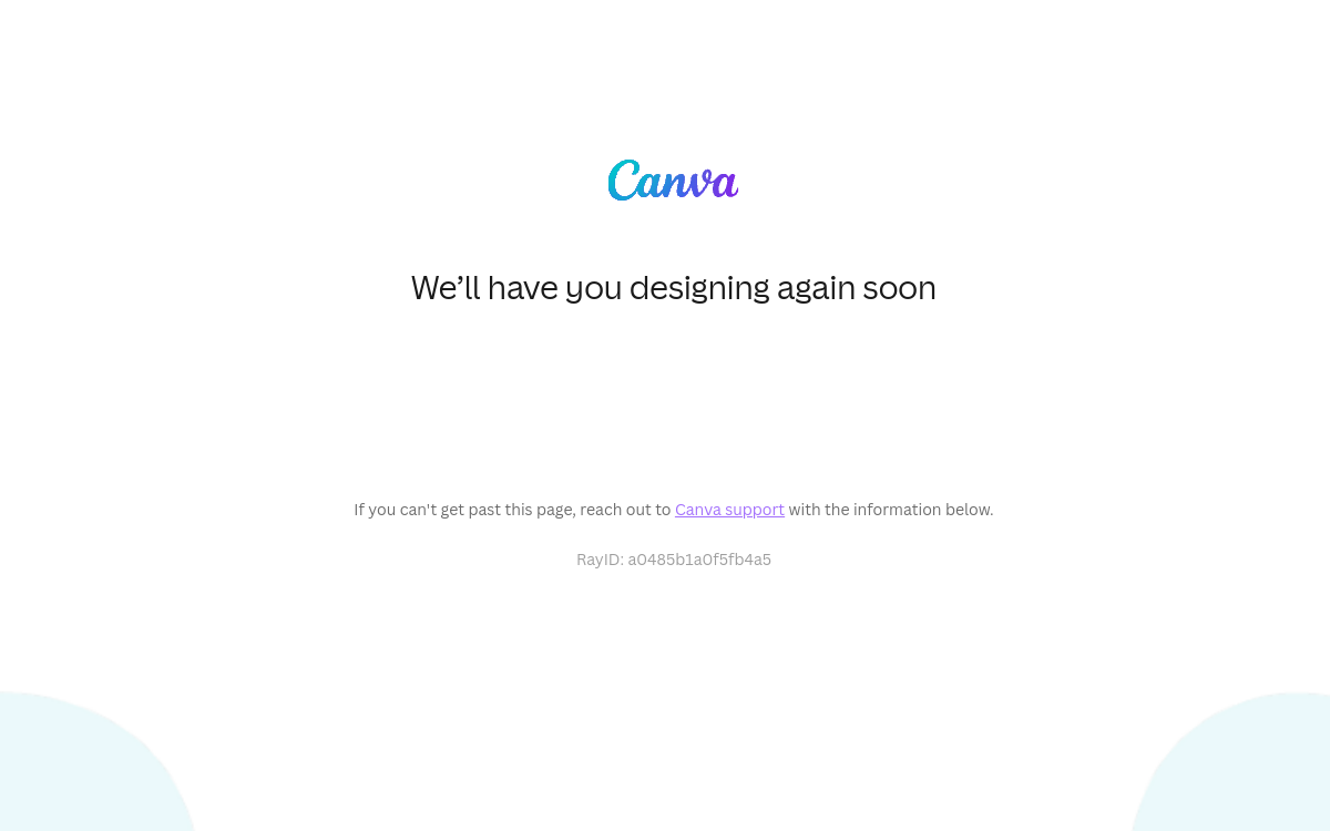 Canva website preview