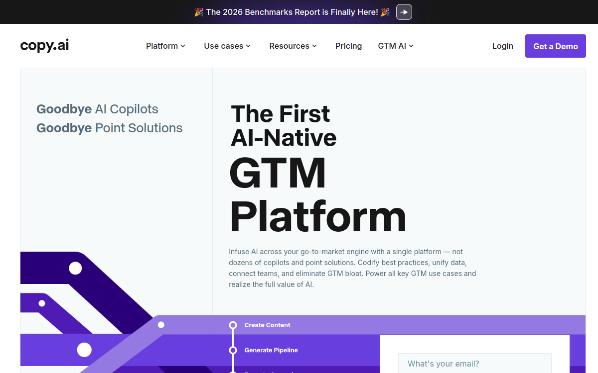 Copy.ai website preview