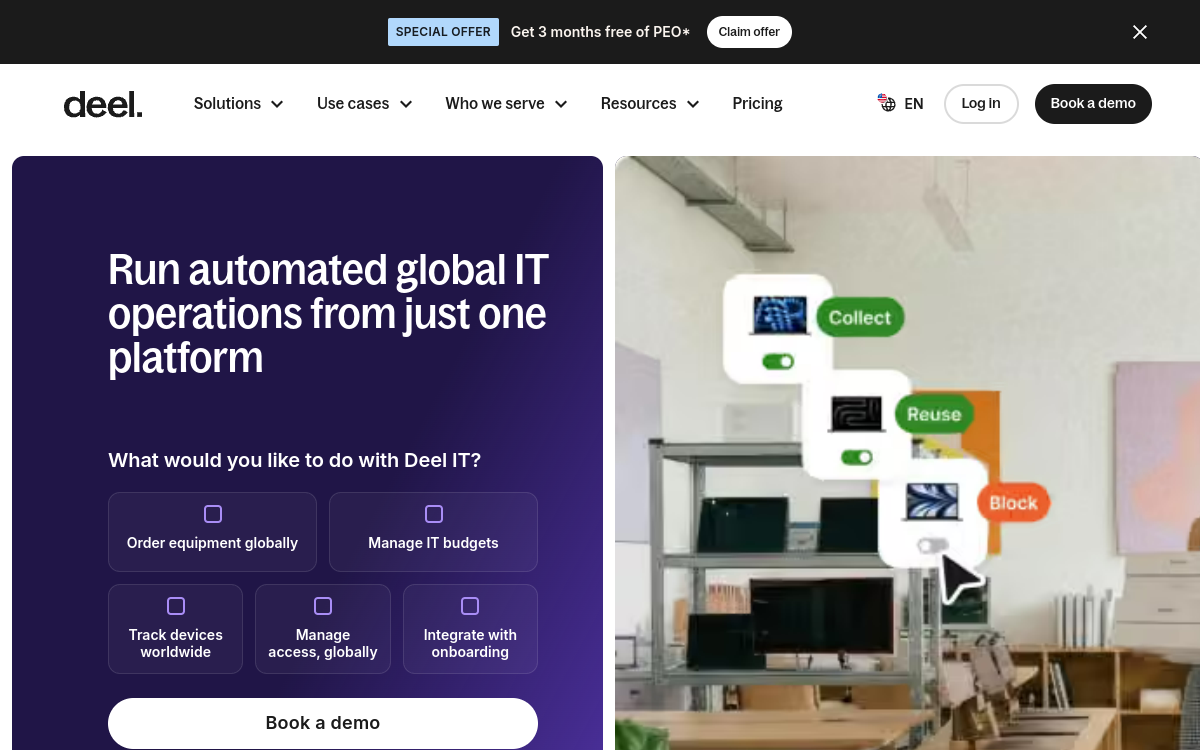 Deel IT interface screenshot