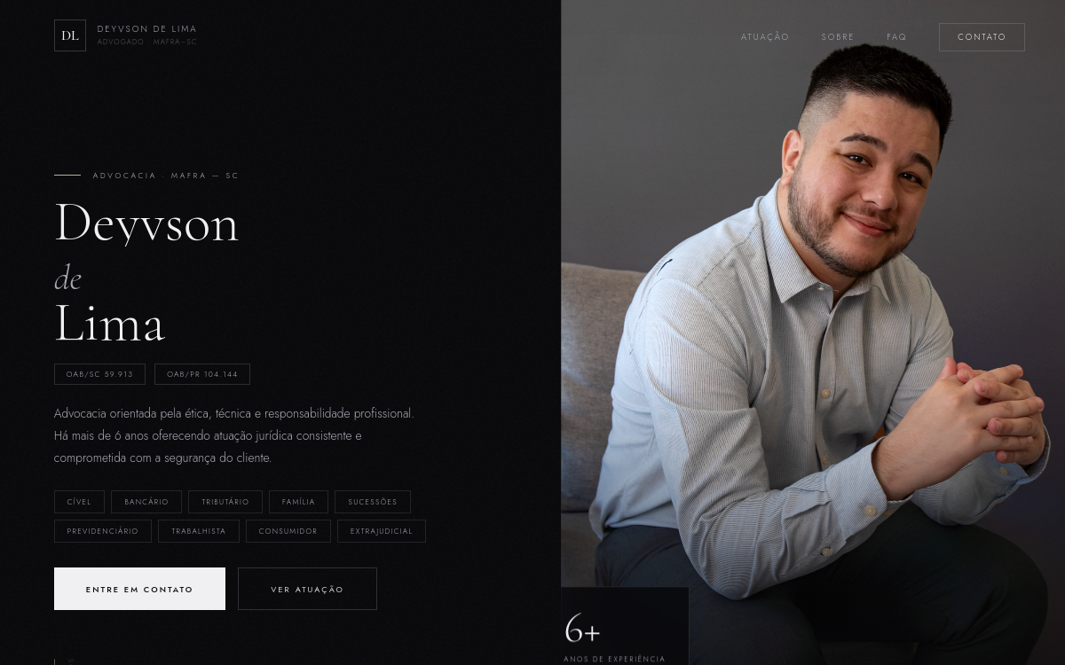 Site Deyvson Advogado
