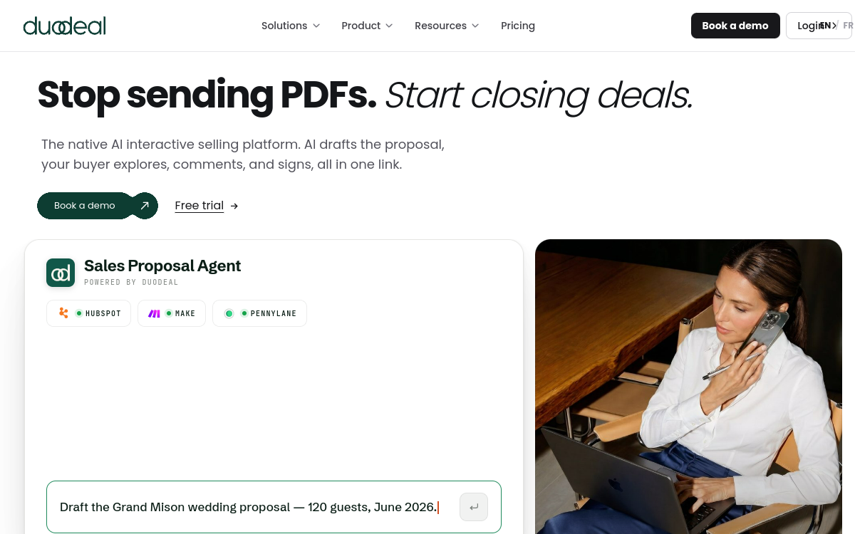 Screenshot of Duodeal
