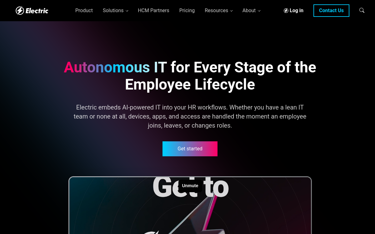 Electric interface screenshot