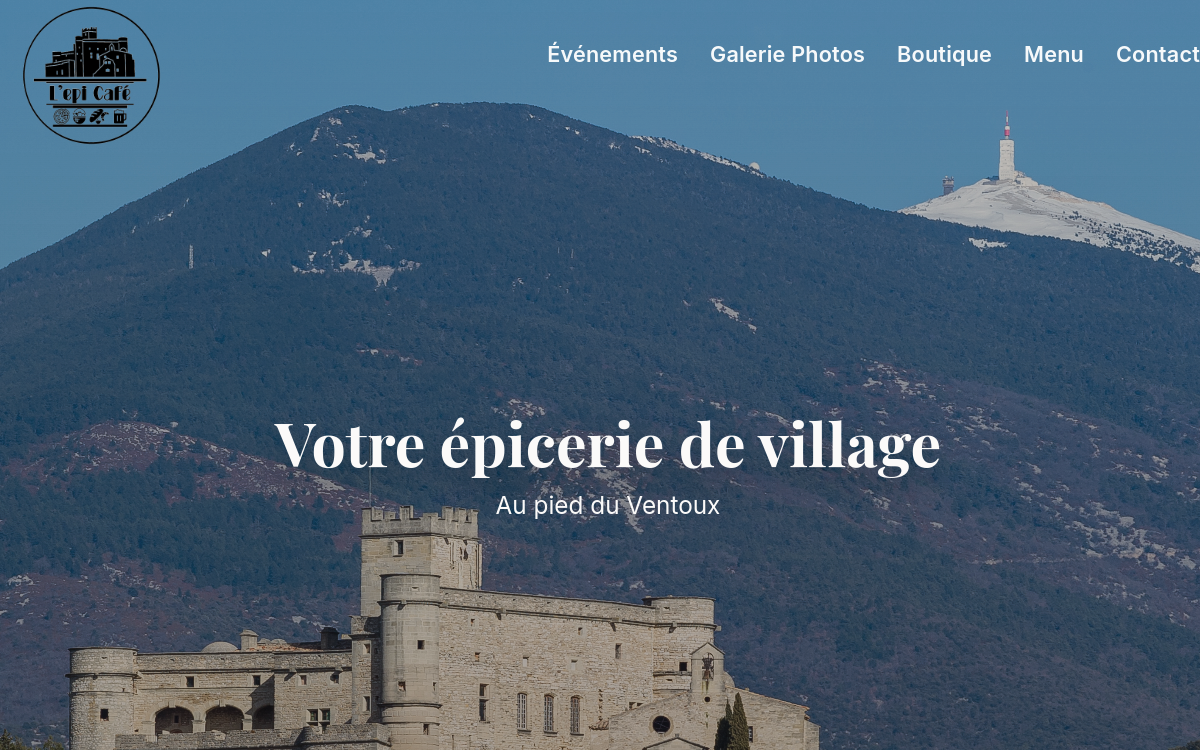 Aperçu du site L'Épicafé Barroux
