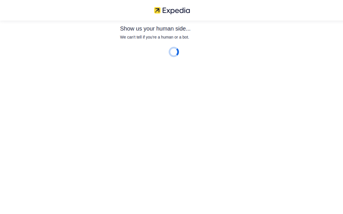 Expedia AI website preview