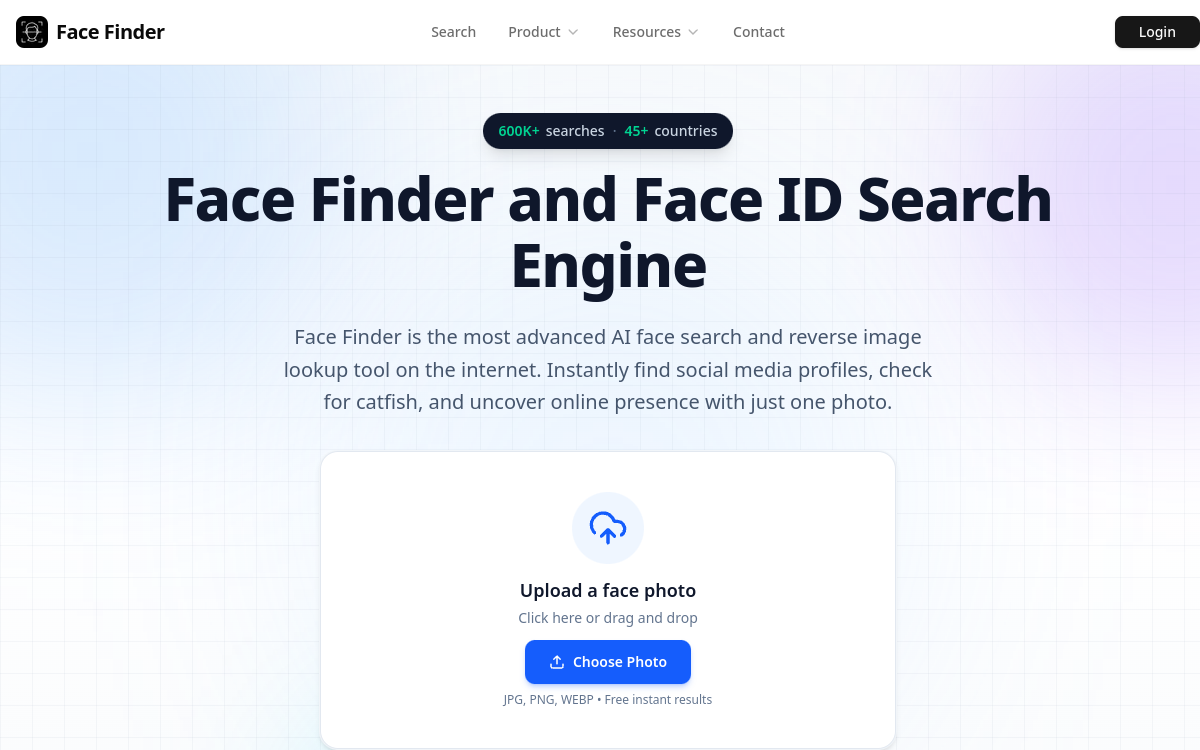 Captura de tela de FaceFinder