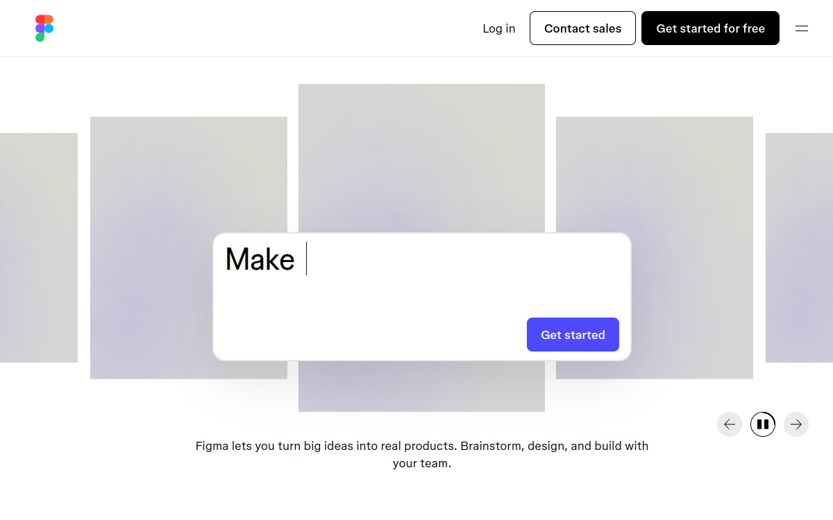 Figma AI website preview