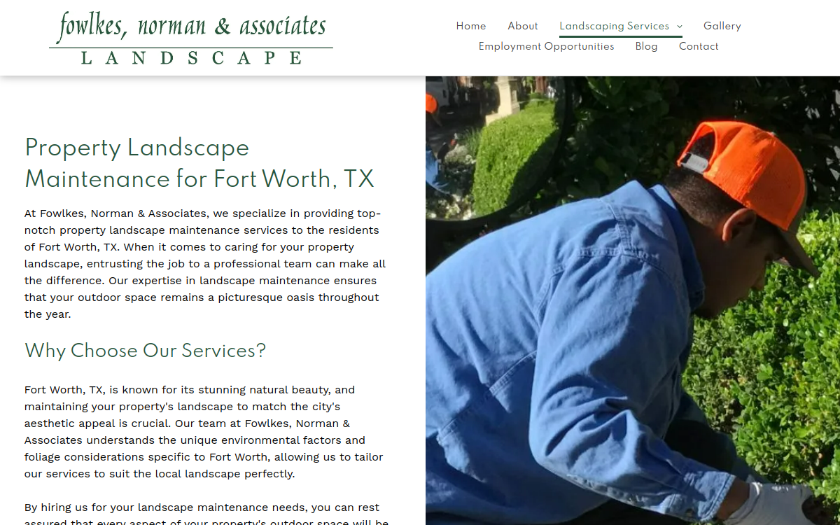 Fowlkes Norman & Associates Inc website screenshot