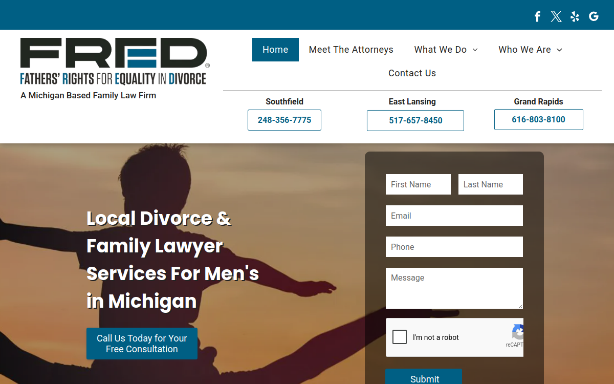 The Pazner Law Firm PC website screenshot