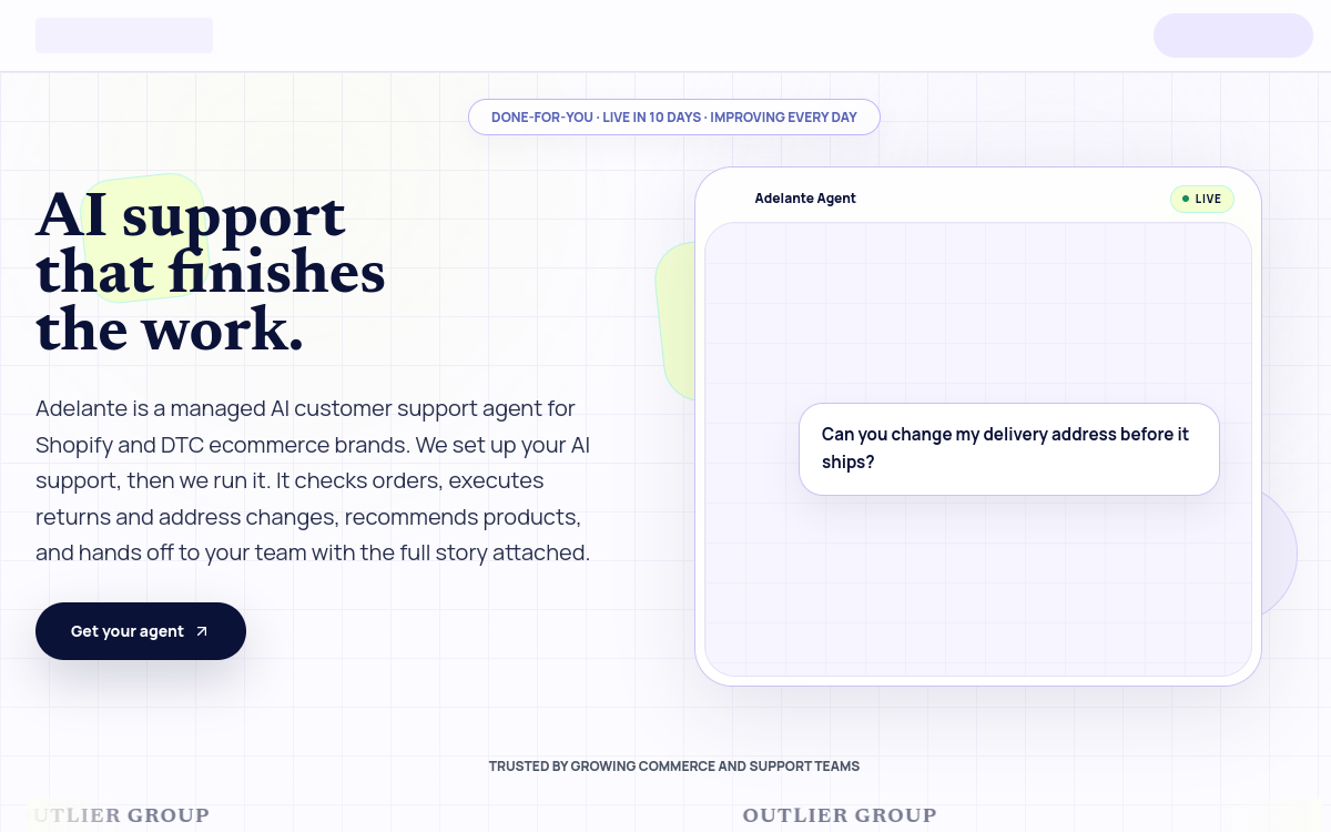 Capture du site Adelante