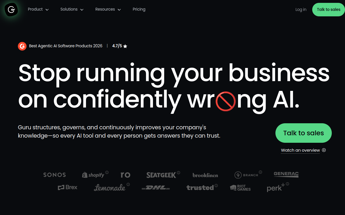 Guru website preview