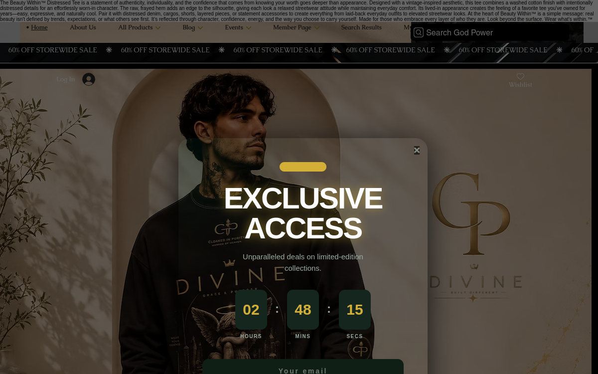 God Power LLC website screenshot