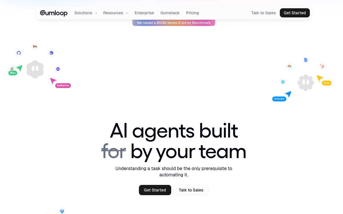 Gumloop website preview