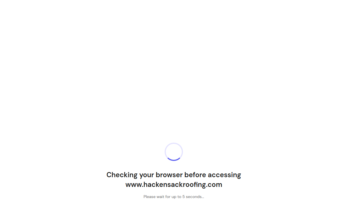 Hackensack Roofing Co., Inc website screenshot
