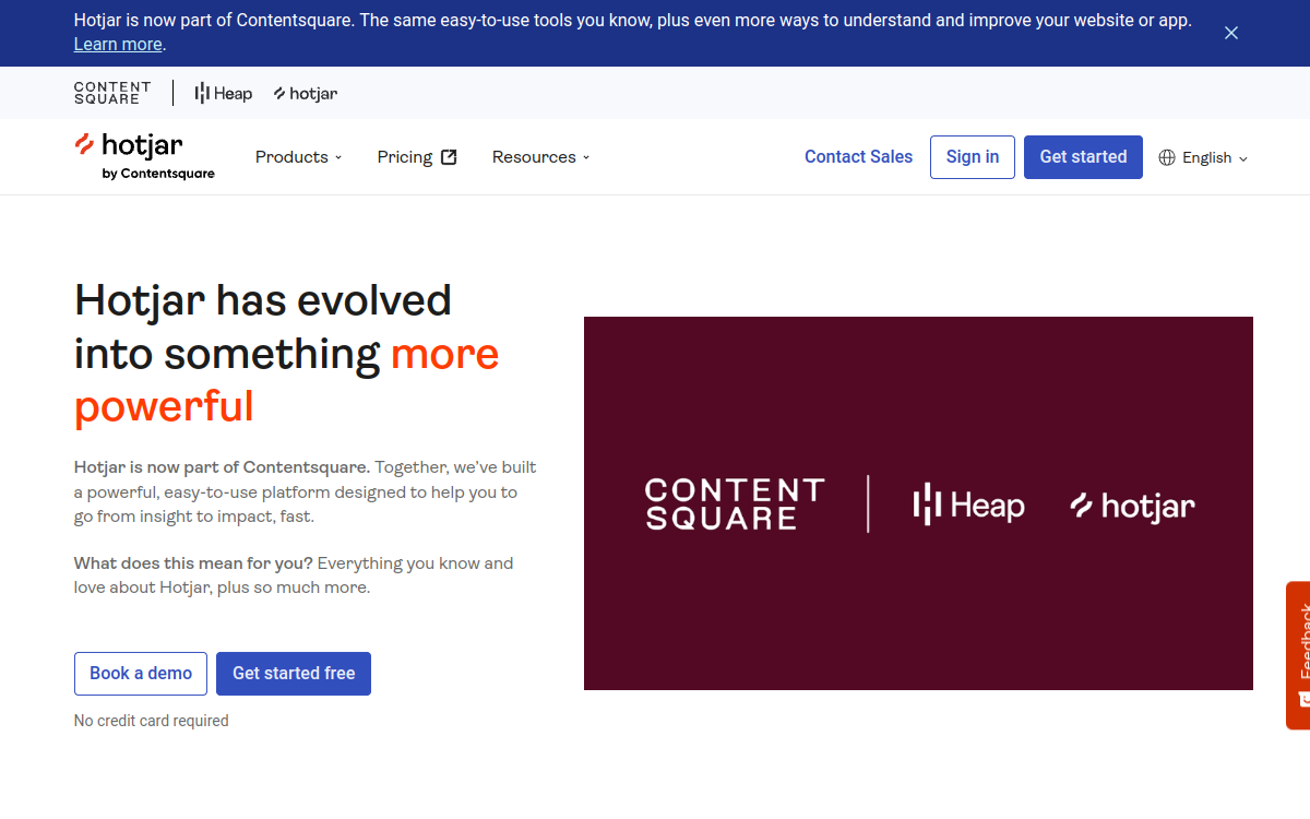 Hotjar AI website preview